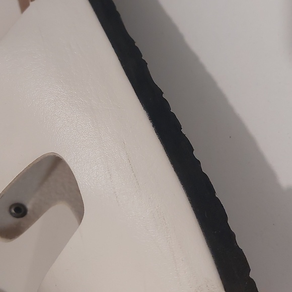 TF STAR White Birkenstock Style Sandals with Buckles - Picture 6 of 7